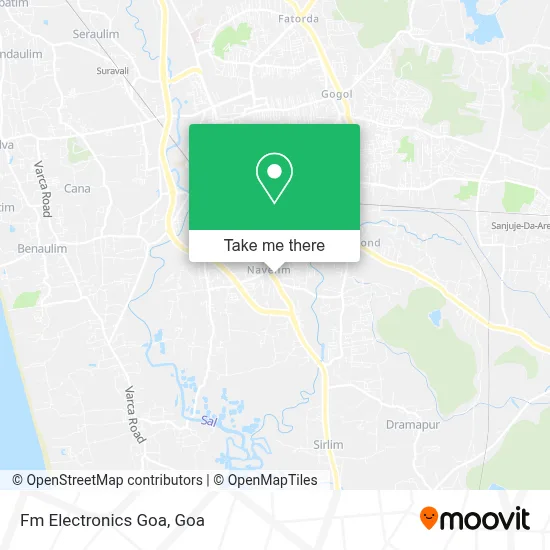 Fm Electronics Goa map