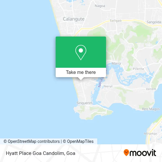 Hyatt Place Goa Candolim map