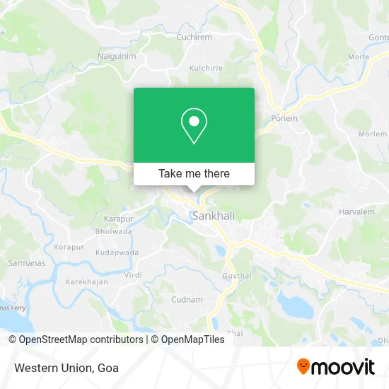 Western Union map