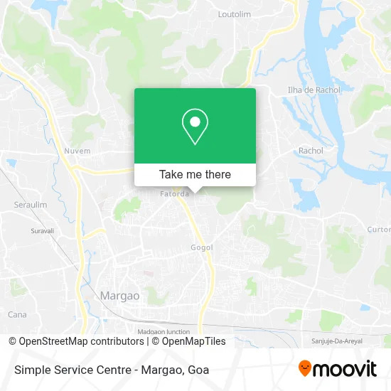 Simple Service Centre - Margao map