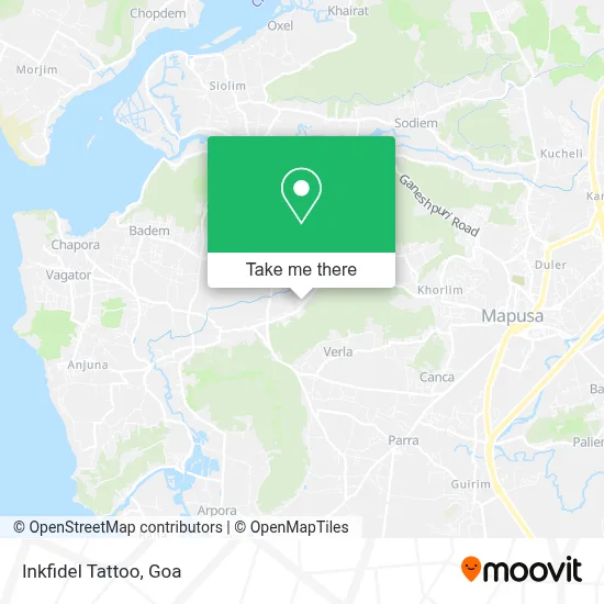 Inkfidel Tattoo map
