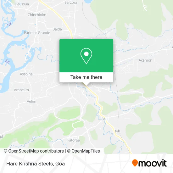 Hare Krishna Steels map