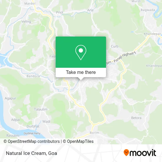 Natural Ice Cream map