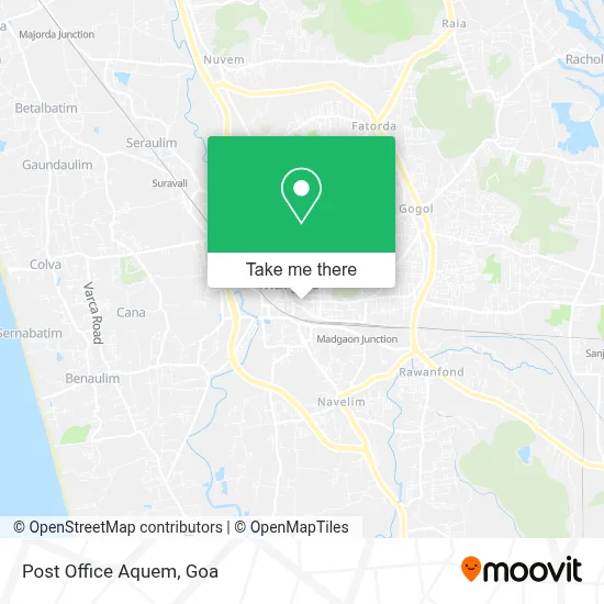 Post Office Aquem map