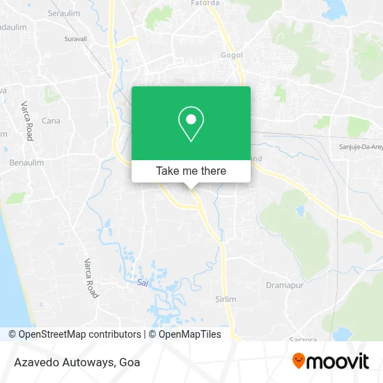 Azavedo Autoways map