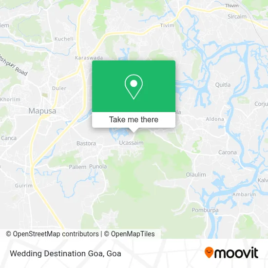 Wedding Destination Goa map