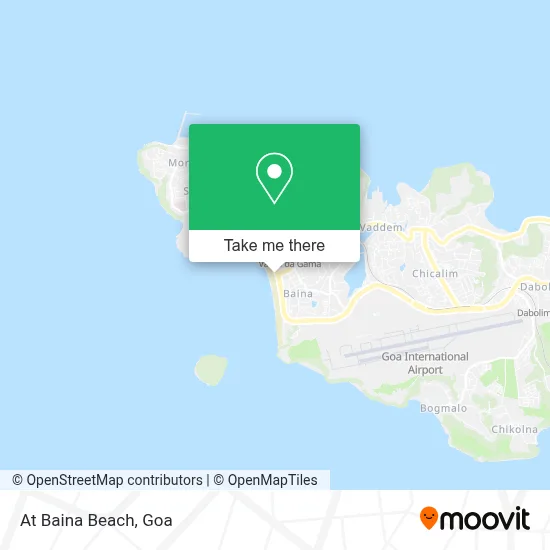 At Baina Beach map