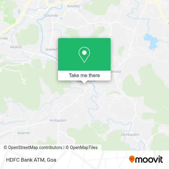 Hdfc Bank Atm map