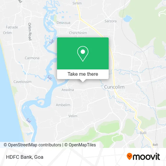 Hdfc Bank map