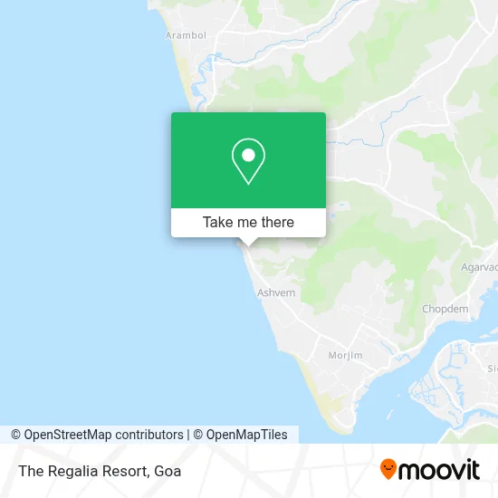 The Regalia Resort map