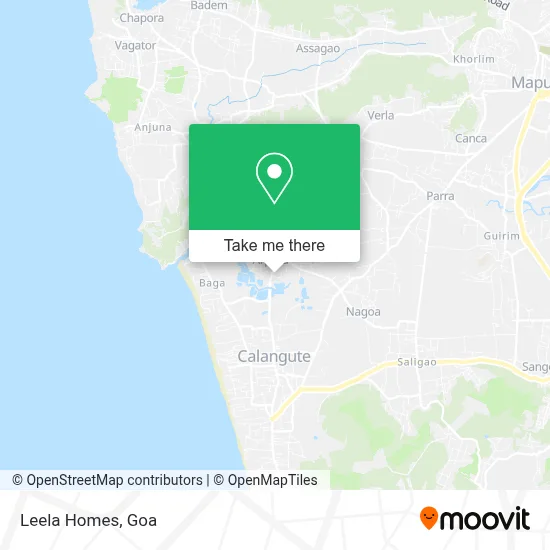 Leela Homes map