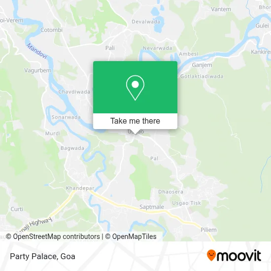 Party Palace map