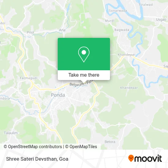 Shree Sateri Devsthan map