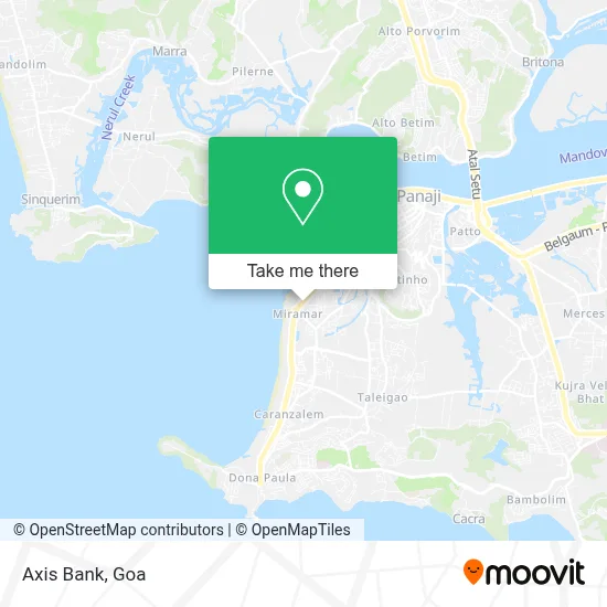 Axis Bank map