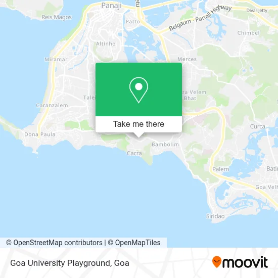 Goa University Playground map