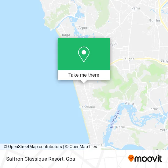 Saffron Classique Resort map