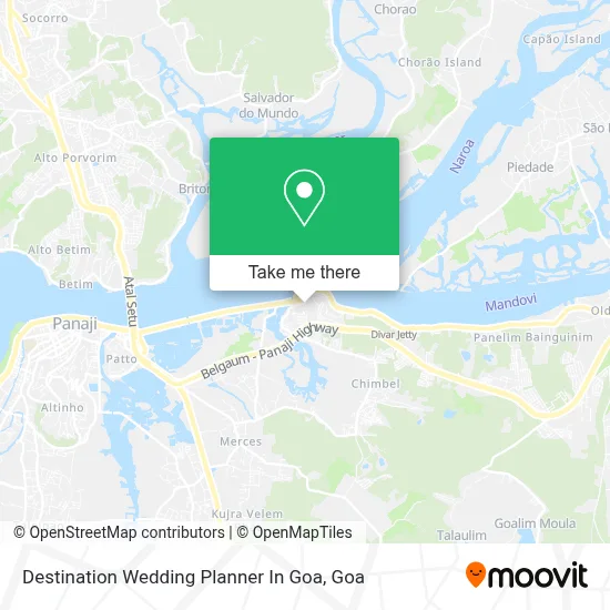 Destination Wedding Planner In Goa map