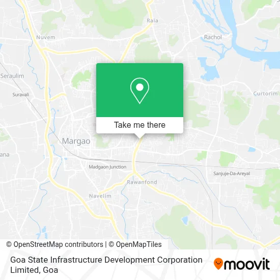 Goa State Infrastructure Development Corporation Limited map