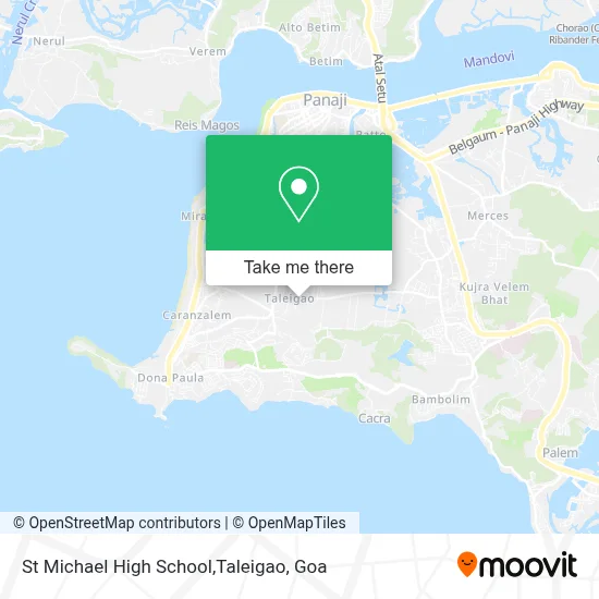 St Michael High School,Taleigao map