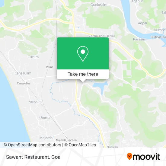 Sawant Restaurant map