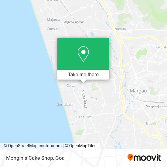 Monginis Cake Shop map