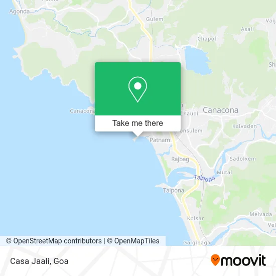 Casa Jaali map
