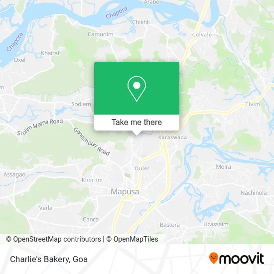 Charlie's Bakery map