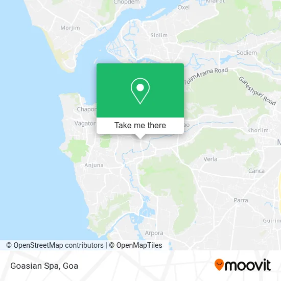 Goasian Spa map
