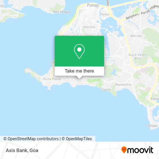Axis Bank map