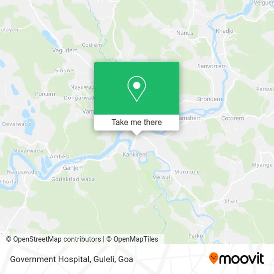 Government Hospital, Guleli map