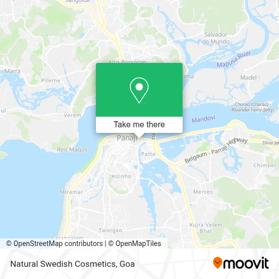 Natural Swedish Cosmetics map
