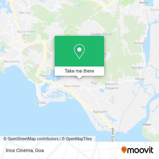 Inox Cinema map