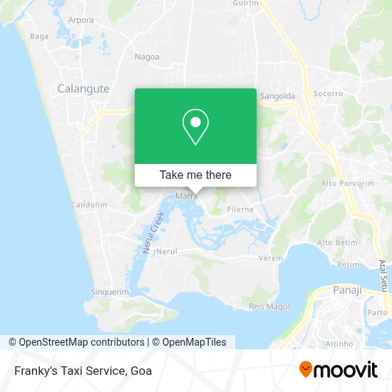 Franky's Taxi Service map