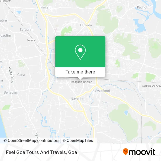 Feel Goa Tours And Travels map