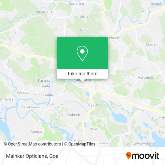 Mainkar Opticians map