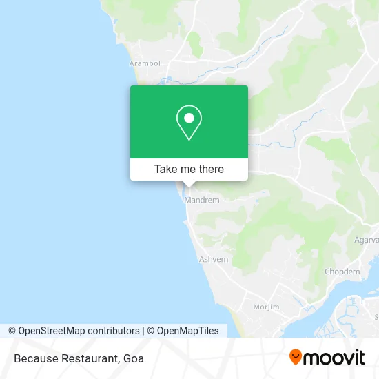 Because Restaurant map