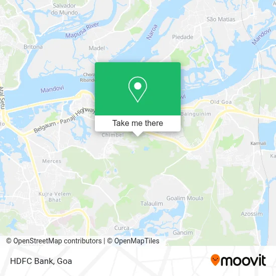 Hdfc Bank map