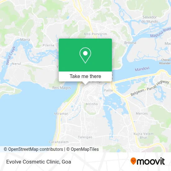 Evolve Cosmetic Clinic map