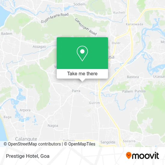 Prestige Hotel map
