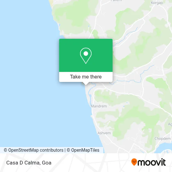 Casa D Calma map