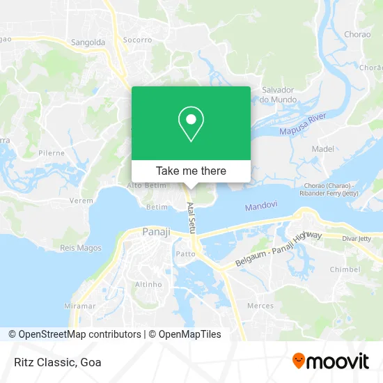 Ritz Classic map