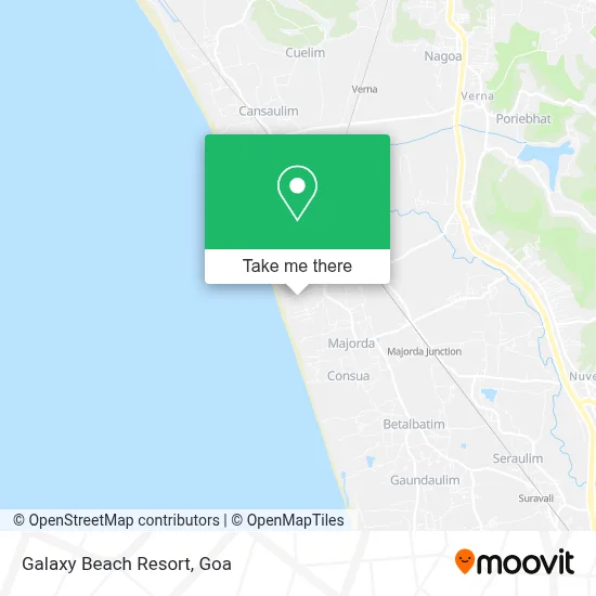 Galaxy Beach Resort map