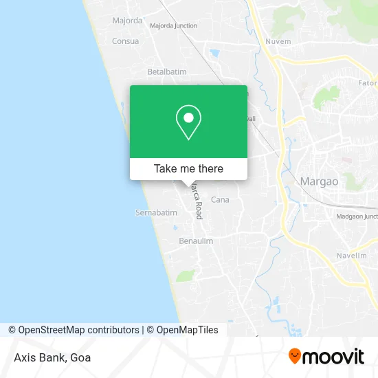 Axis Bank map