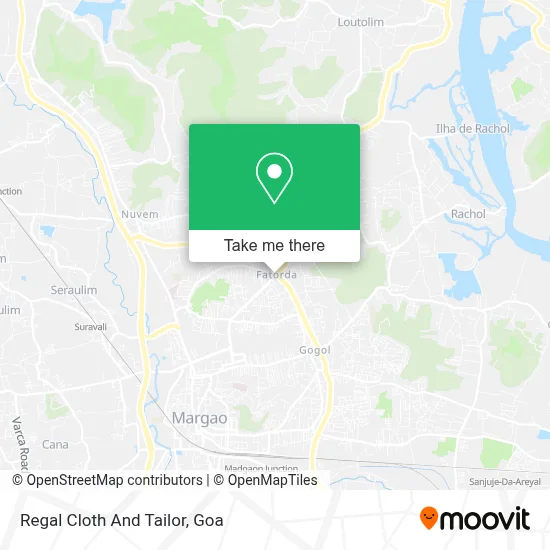 Regal Cloth And Tailor map