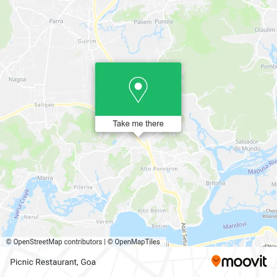 Picnic Restaurant map