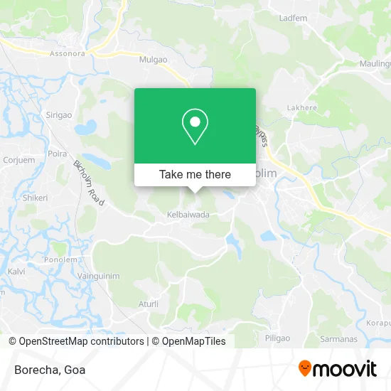 Borecha map