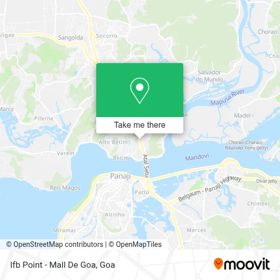 Ifb Point - Mall De Goa map