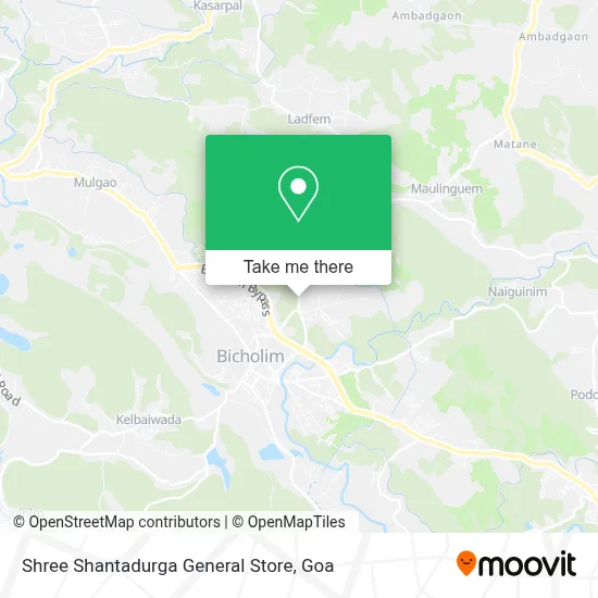Shree Shantadurga General Store map