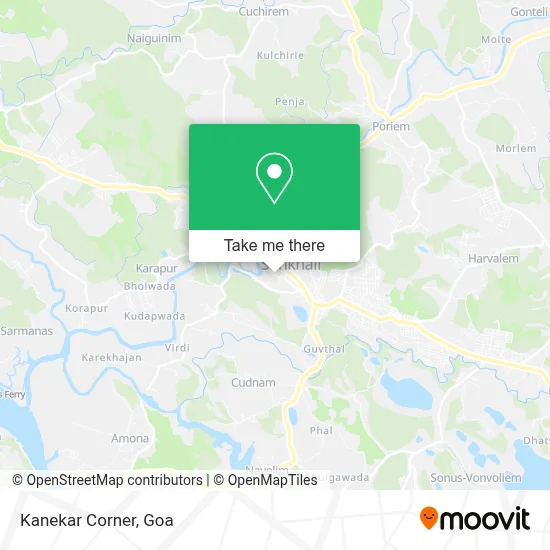 Kanekar Corner map