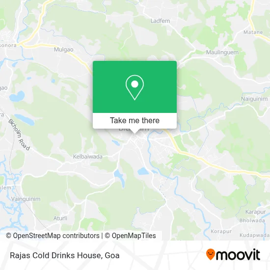 Rajas Cold Drinks House map